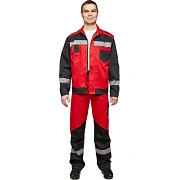 Костюм летний муж л21-КБР крас/чер(р.52-54) 170-176 (серия Л)