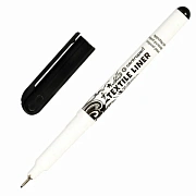 Маркер для ткани ЧЕРНЫЙ CENTROPEN 'Textile Liner', игольчатый наконечник, 0,6-0,8 мм, 2639, 5 2639 0112