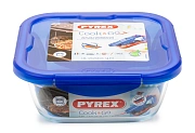 Форма Pyrex Cook&Go с крышкой 21 x 21 x 8см, 1.9л