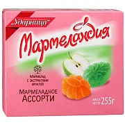 Мармелад Ударница Мармеладия ассорти, 255г