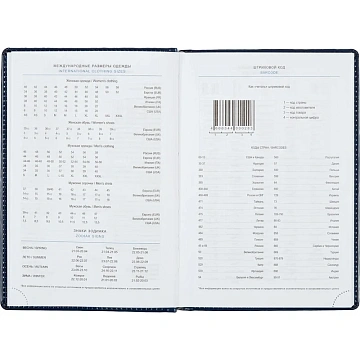 Ежедневник недатированный синий, А5, 148x218, 352стр, Agenda
