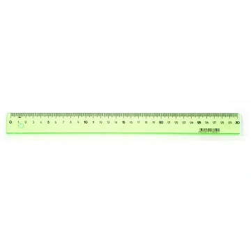 Линейка 30см Attache Bright Colours зеленая