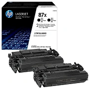 Картридж лазерный HP 87X CF287XD/XF чер.пов.емк. для LJ M506/M527 (2шт/уп)
