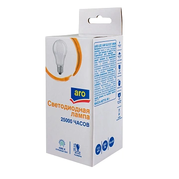 aro Лампа светодиодная E27 4000K Led 14Вт груша