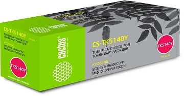Картридж лазерный Cactus CS-TK5140Y желтый