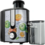 Соковыжималка POLARIS PEA 0829 Fruit Fusion, 800 Вт, стакан 0,35 л, емкость жмыха 1 л, пластик, сталь/черный, 15935