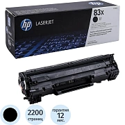 Картридж лазерный HP 83X CF283X чер. пов.емк. для LJ Pro M201