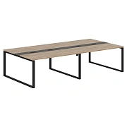 Конференц стол EQCT 3116 Дуб Денвер светлый/Черный 3126х1606х750 EDIS
