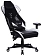Кресло игровое Cactus CS-CHR-090BLW черный/белый эко.кожа/сетка крестов. нейлон