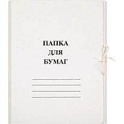 Папка с завязками 380 г/м2 мелов. 10шт/уп