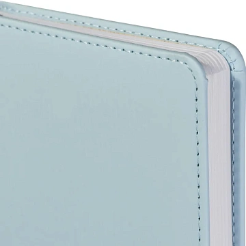 Ежедневник недатированный А6+ VELVET (ЗЕФИРНЫЙ ГОЛУБОЙ) 3-495/35