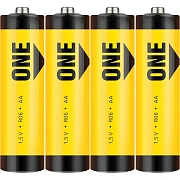 Батарейка Smartbuy AA солевая ONE R6/4S (60/600) (SOBZ-2A04S-Eco) 4шт/уп