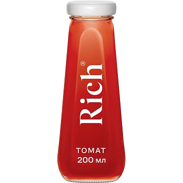 Нектар Rich Томатный с солью, 200мл, стекло