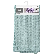 Tarrington House Полотенце кухонное вафельное мятное ромб 330г, 40 x 60см