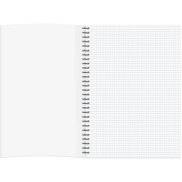 Бизнес-тетрадь А4,96л,обл.карт,греб,кл,Attache Economy,Office Style,синяя