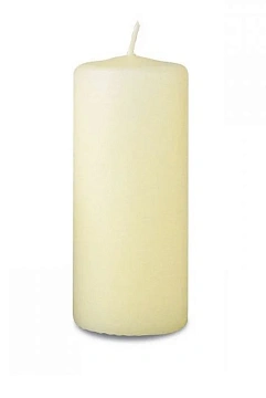 Свеча Metro Professional Столбовая слоновая кость лакированная, 6.3 x 20см