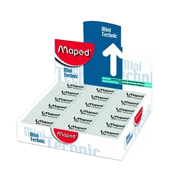 Ластик Maped Technic 61х22х12мм, белый, 011600
