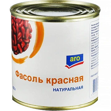 aro Фасоль красная натуральная, 420г