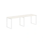 Стол 2-х местный EQWST 2367 Ясень Траун/Белый 2326х670х750 EDIS