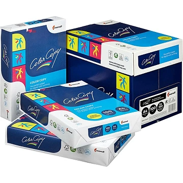 Бумага COLOR COPY, А4, 100 г/м2, 500 л., для полноцветной лазерной печати, А++, Австрия, 161% (CIE),