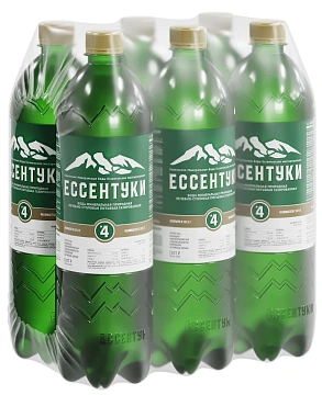 Вода Ессентуки №4 минеральная лечебно-столовая газированная, 1л