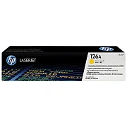 Картридж лазерный HP (CE312A) CLJ CP1025/CP1025NW, №126A, желтый, оригинальный, ресурс 1000 страниц