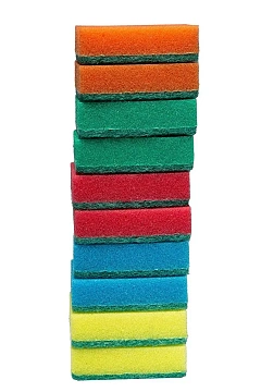 Губка Vclean Макси 8.5х6х2.5см, 10шт/уп