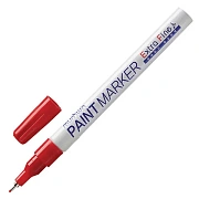 Маркер-краска MunHwa 'Extra Fine Paint Marker' красная,1мм, нитро-основа