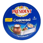 Сыр плавленый President сливочный 45%, 140г