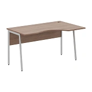 Стол прямой СА-2P(R) Ясень Шимо/Алюминий 1400х900х755 IMAGO PLUS