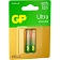 Батарейка GP Ultra AAA/LR03/24AU, GP24AU -2CR2/24AUA21-2CRSBC2, бл/2шт