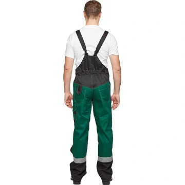 Костюм летний муж л21-КПК зел/чер(р.64-66) 170-176 (серия Л)