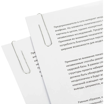 Скрепки оцинкованные, 50 мм, гофрирован., 50 шт/уп