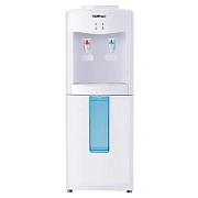 Кулер для воды HOTFROST V118E, напольный, НАГРЕВ/ОХЛАЖДЕНИЕ ЭЛЕКТРОННОЕ, 2 крана, белый, 120211802