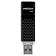 Флеш-диск 64 GB SMARTBUY Quartz USB 2.0, черный, SB64GBQZ-K