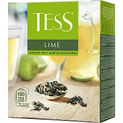 Чай TESS 'Lime' зеленый с цедрой цитрусовых, 100 пакетиков в конвертах по 1,5 г, 0920-09