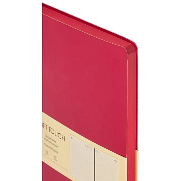 Ежедневник недатированный А5 136л  SOFT TOUCH интеграл.розовый ЕКСТ52513608