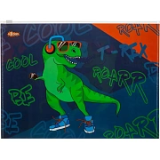 Папка-конверт на молнии zip B5 1 School Динозавр