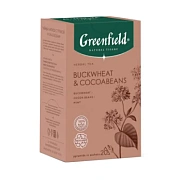 Чай GREENFIELD Natural Tisane 'Buckweat & Cocoabeans' травяной, 20 пирамидок по 1,8 г, 1757-08