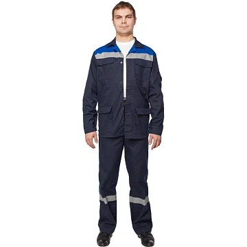 Костюм лет муж (куртка, бр) л05 син/вас 112-116/158-164 (Арсенал-СП)