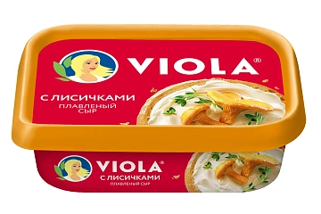 Сыр плавленый Viola лисички 50%, 200г