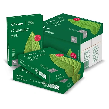 Бумага Илим Стандарт (А4, марка С, 80 г/кв.м, 500 л)