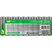 Батарейки КОМПЛЕКТ 10 шт., GP Super G-Tech, AA (LR6,15А), алкалиновые, пальчиковые, в пленке, 15A-2CR, GP 15A-2CRB10