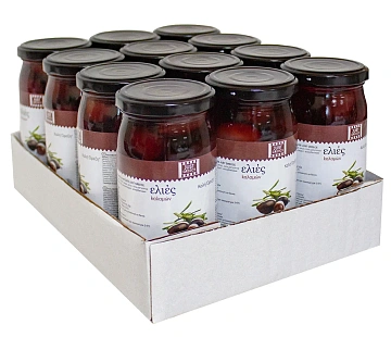 Маслины Just Greece Каламата с косточкой, 360г