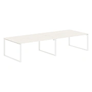 Стол 4-х местный EQWST 3513 Ясень Траун/Белый 3526х1346х750 EDIS