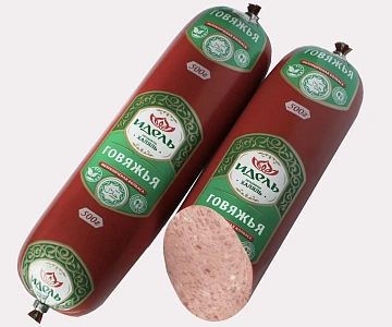 Колбаса говяжья Идель Халяль, 500г