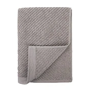 Полотенце Tessolo Home махровое диагональ серое холодное, 50 x 90 см