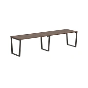 Стол 2-х местный EVWST 3180 Дуб Денвер тёмный/Мокко 3126х800х750 EDIS