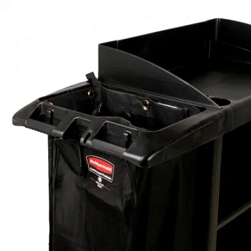 Комплексная тележка Rubbermaid гостиничная, на 16 номеров, FG619000BLA