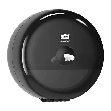 Диспенсер для туалетной бумаги в рулонах Торк SmartOne T9, 681008, с центральной вытяжкой, мини, черный